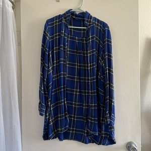 Zara flannel top